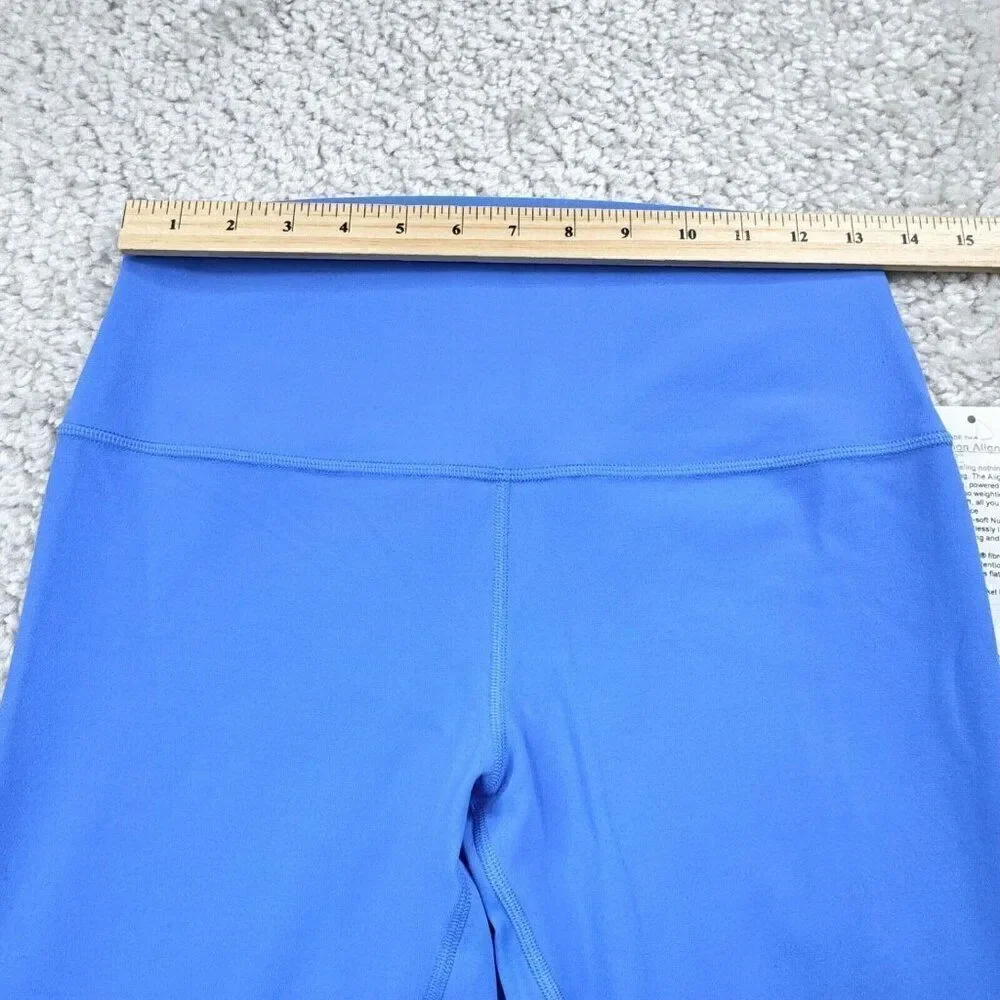 Lululemon Align High Rise Crop Legging Blue Nile 10